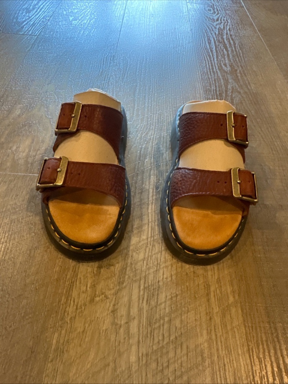 Dr.Marten’s Unisex Josef Cashew Sandals Women’s size 7 - Men’s size 6